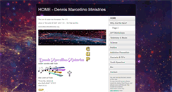 Desktop Screenshot of dennismarcellinoministries.org