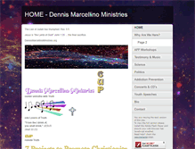 Tablet Screenshot of dennismarcellinoministries.org